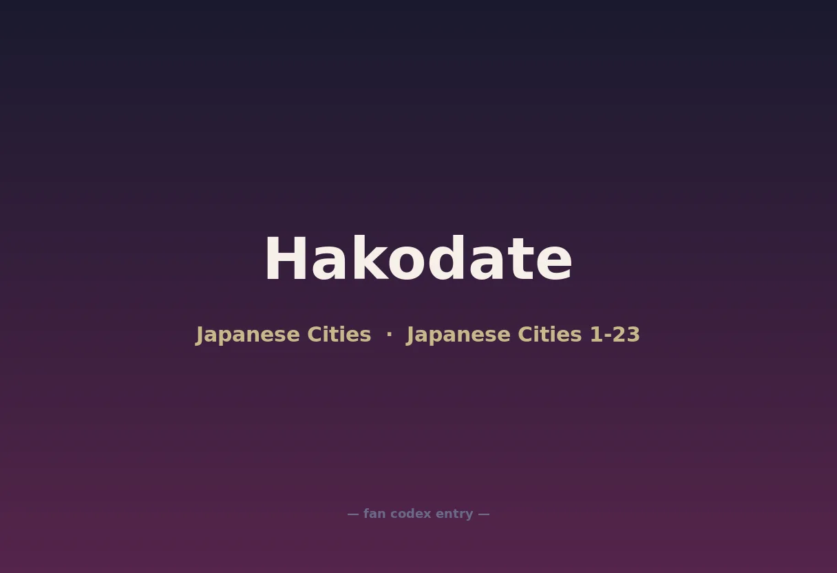 Hakodate
